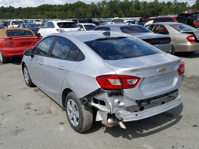 1G1BC5SM1J7222979 - 2018 CHEVROLET CRUZE LS SILVER photo 3