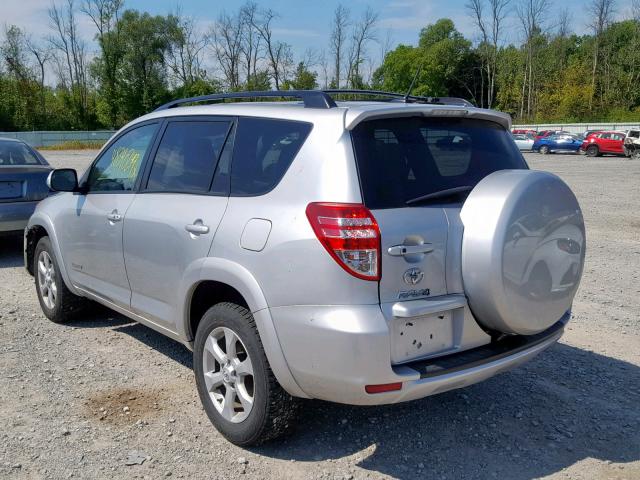 2T3DF4DV2CW251776 - 2012 TOYOTA RAV4 LIMIT SILVER photo 3