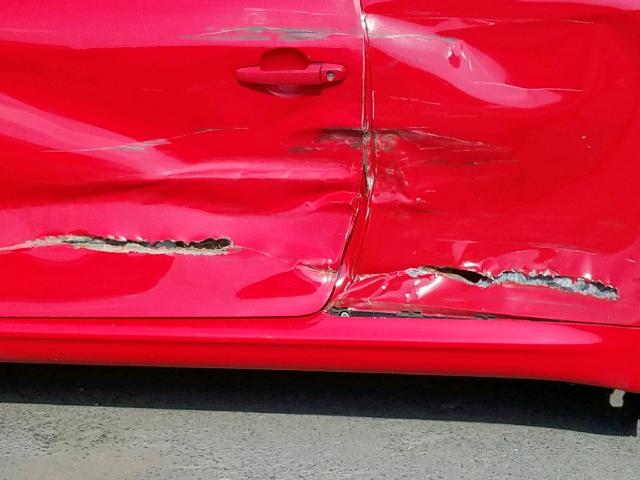 JTKDE177650058996 - 2005 TOYOTA SCION TC წითელი ფოტო 10