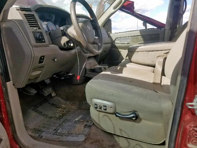 3D7KS28A28G113750 - 2008 DODGE RAM 2500 S ბურგუნდია ფოტო 5