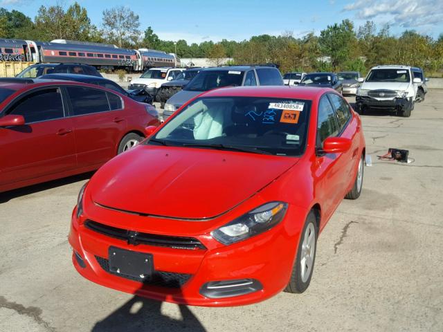 1C3CDFBAXGD629489 - 2016 DODGE DART SXT RED photo 2