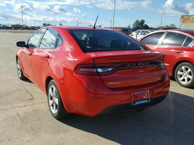 1C3CDFBAXGD629489 - 2016 DODGE DART SXT RED photo 3