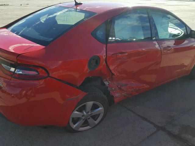 1C3CDFBAXGD629489 - 2016 DODGE DART SXT RED photo 9