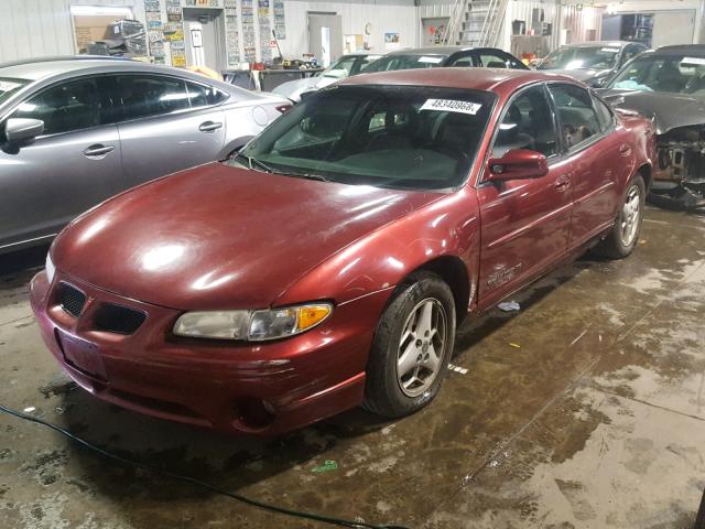 1G2WK52J93F128735 - 2003 PONTIAC GRAND PRIX MAROON photo 2