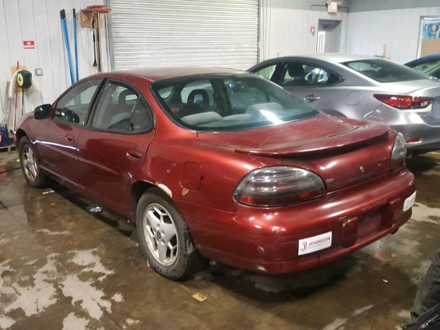 1G2WK52J93F128735 - 2003 PONTIAC GRAND PRIX MAROON photo 3