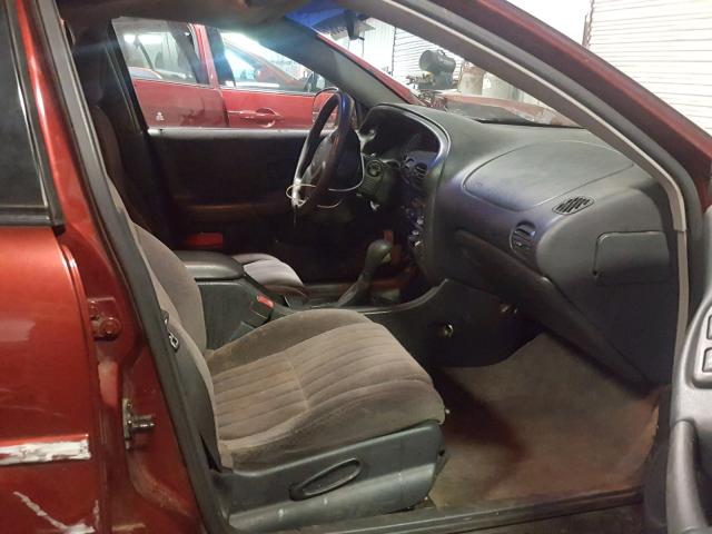 1G2WK52J93F128735 - 2003 PONTIAC GRAND PRIX MAROON photo 5