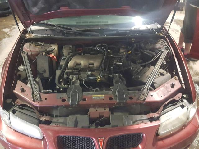 1G2WK52J93F128735 - 2003 PONTIAC GRAND PRIX MAROON photo 7