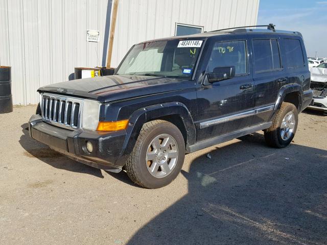 1J8HH58226C332651 - 2006 JEEP COMMANDER შავი ფოტო 2