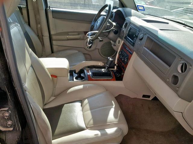 1J8HH58226C332651 - 2006 JEEP COMMANDER შავი ფოტო 5