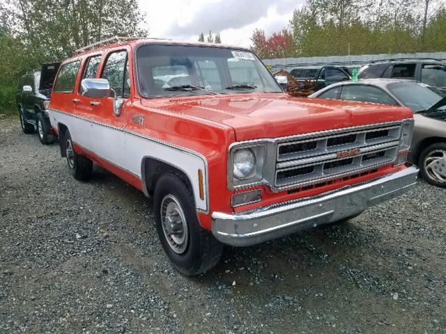 TCY265F508832 - 1975 GMC SIERRA ORANGE photo 1