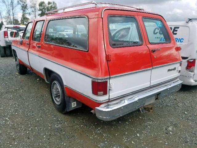 TCY265F508832 - 1975 GMC SIERRA ORANGE photo 3