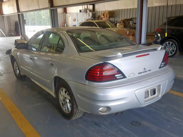 1G2NF52E44M668493 - 2004 PONTIAC GRAND AM S SILVER photo 3