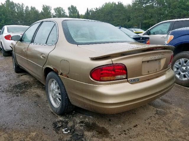 1G3WS52K6WF395470 - 1998 OLDSMOBILE INTRIGUE G GOLD photo 3