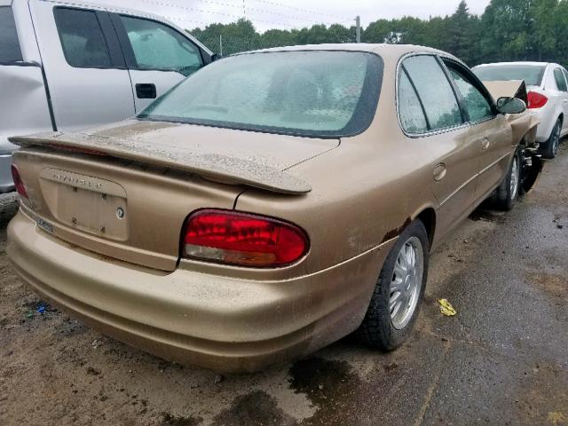 1G3WS52K6WF395470 - 1998 OLDSMOBILE INTRIGUE G GOLD photo 4