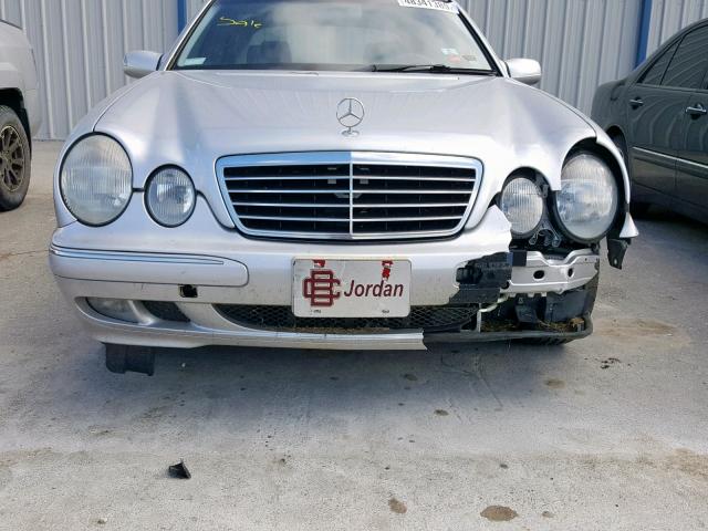 WDBJF65J31B188492 - 2001 MERCEDES-BENZ E 320 SILVER photo 9