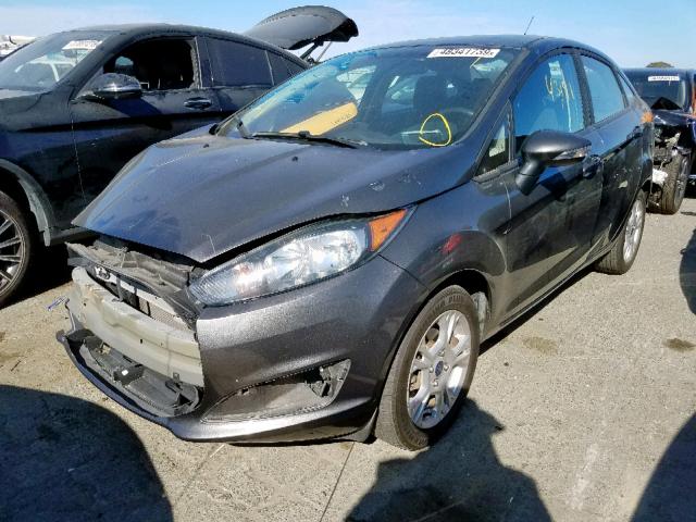 3FADP4BJXGM133713 - 2016 FORD FIESTA SE GRAY photo 2