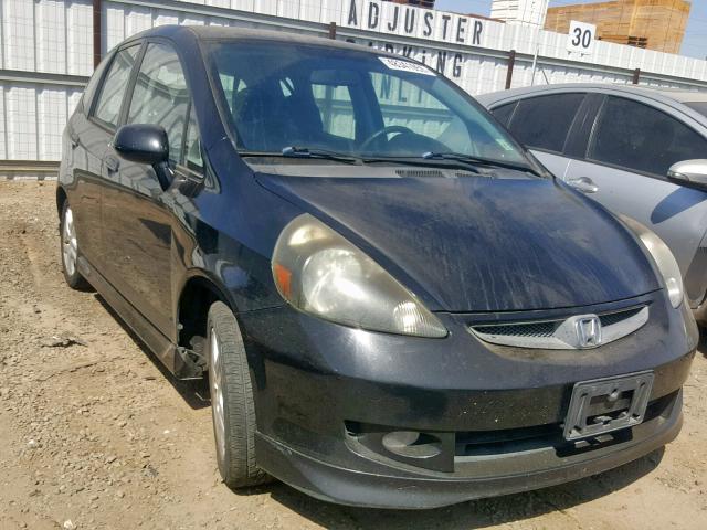 JHMGD38667S012454 - 2007 HONDA FIT S 黑色 照片 1