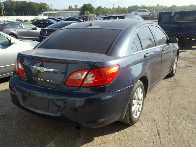 1C3LC46K28N181786 - 2008 CHRYSLER SEBRING LX BLUE photo 4