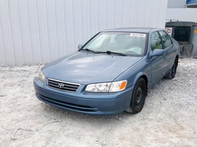 4T1BG22K91U805693 - 2001 TOYOTA CAMRY CE BLUE photo 2