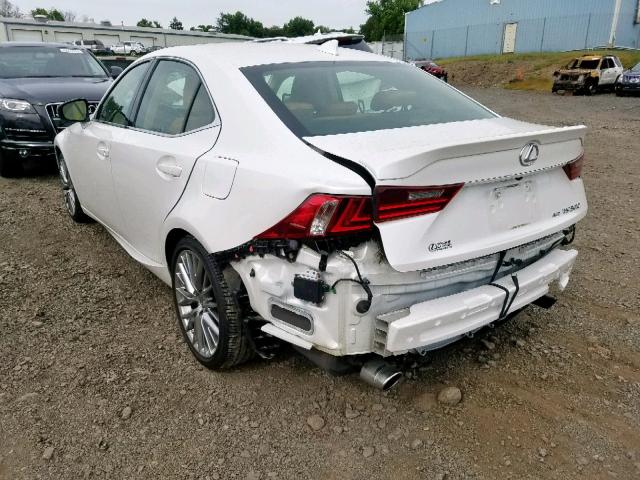 JTHCM1D26G5013706 - 2016 LEXUS IS 300 WHITE photo 3