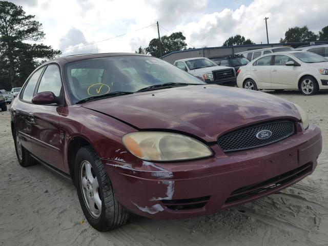 1FAFP55S04A116978 - 2004 FORD TAURUS SES BURGUNDY photo 1