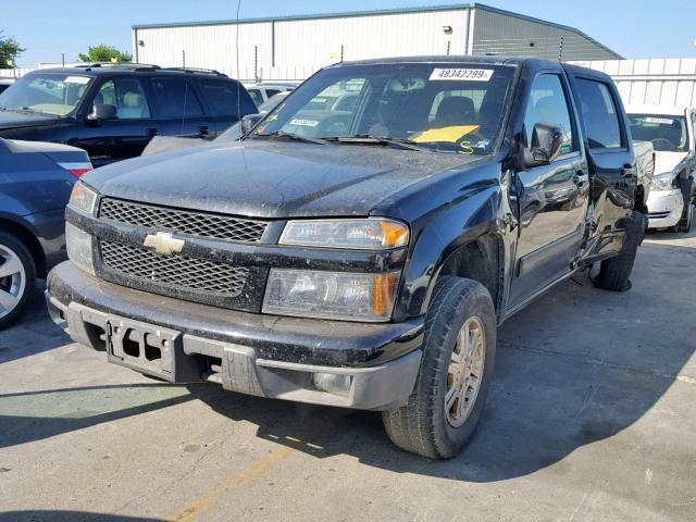 1GCHTCFE2B8116612 - 2011 CHEVROLET COLORADO L BLACK photo 2