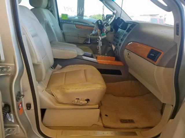 5N3AA08D99N901573 - 2009 INFINITI QX56 GOLD photo 5