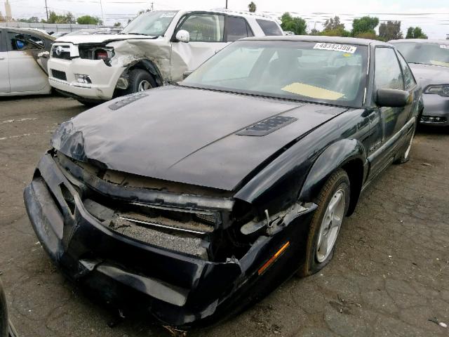 1G2WJ12MXSF283864 - 1995 PONTIAC GRAND PRIX BLACK photo 2