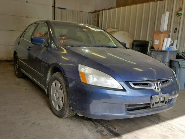 1HGCM55455A077170 - 2005 HONDA ACCORD LX BLUE photo 1