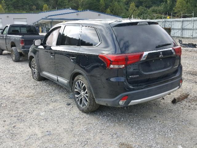 JA4AZ3A3XGZ025623 - 2016 MITSUBISHI OUTLANDER BLACK photo 3