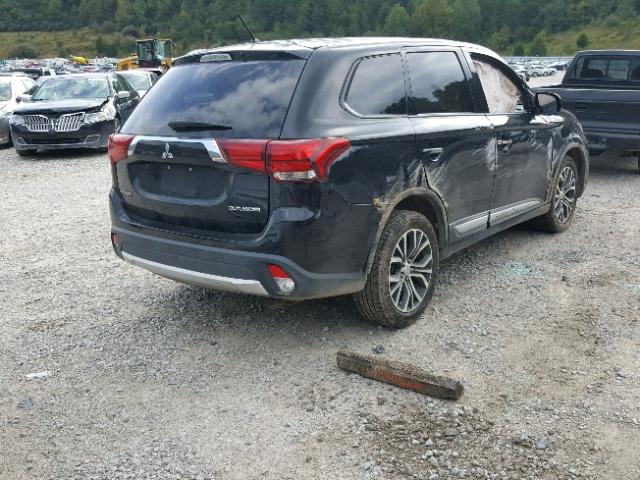 JA4AZ3A3XGZ025623 - 2016 MITSUBISHI OUTLANDER BLACK photo 4