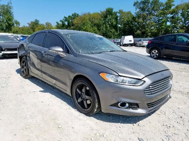 3FA6P0D95ER395269 - 2014 FORD FUSION TIT GRAY photo 1