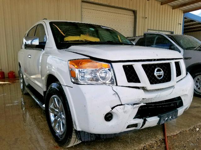 5N1BA0ND5BN613895 - 2011 NISSAN ARMADA SV WHITE photo 1