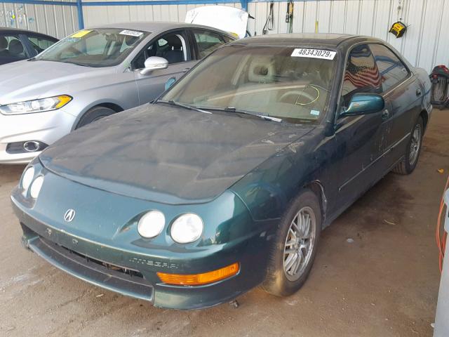 JH4DB7663XS004122 - 1999 ACURA INTEGRA GS GREEN photo 2