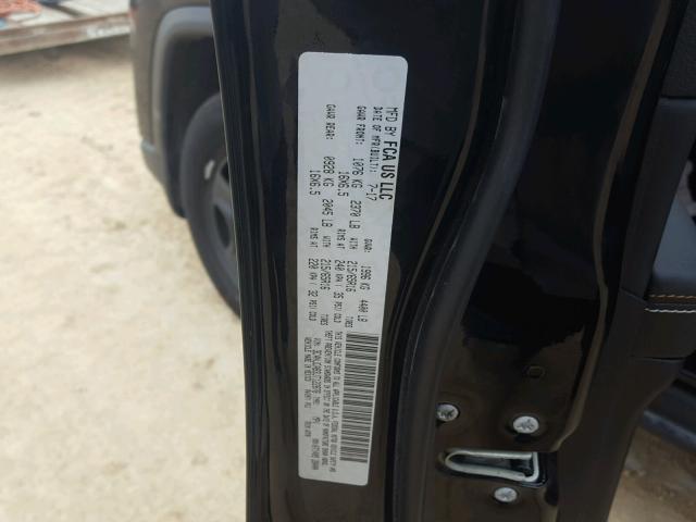 3C4NJCAB3JT122876 - 2018 JEEP COMPASS SP 黑色 照片 10