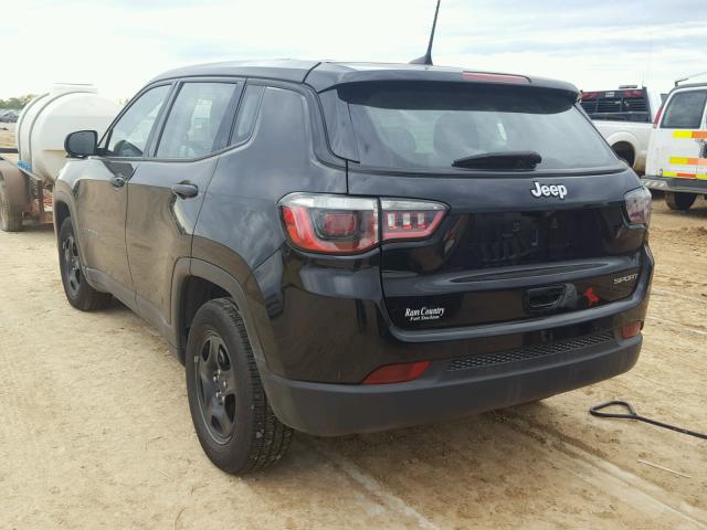 3C4NJCAB3JT122876 - 2018 JEEP COMPASS SP 黑色 照片 3