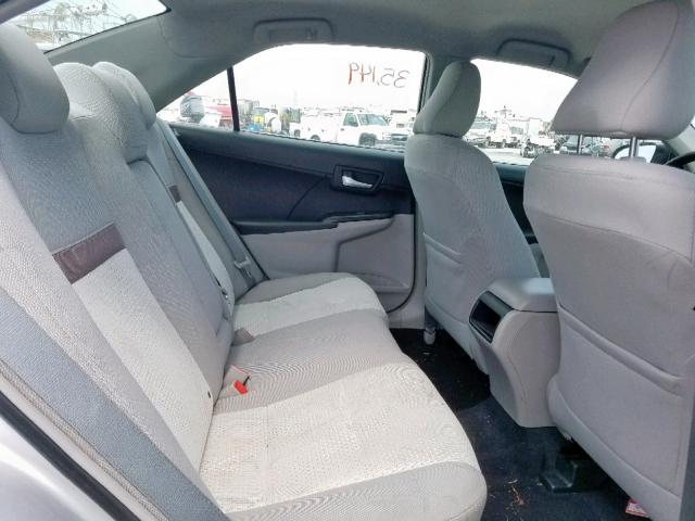 4T1BF1FK6CU068995 - 2012 TOYOTA CAMRY BASE SILVER photo 6