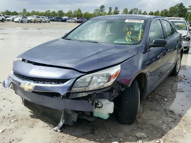 1G11B5SL8FF143652 - 2015 CHEVROLET MALIBU LS BLUE photo 2