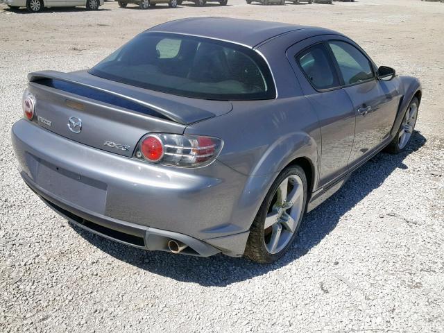 JM1FE173X40115471 - 2004 MAZDA RX8 GRAY photo 4