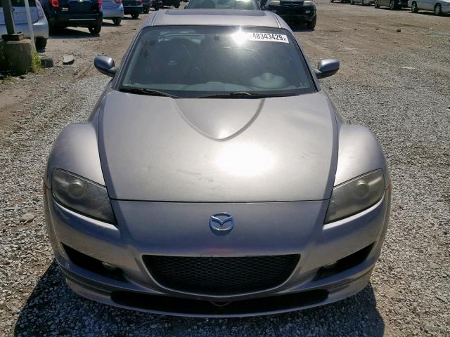 JM1FE173X40115471 - 2004 MAZDA RX8 GRAY photo 9