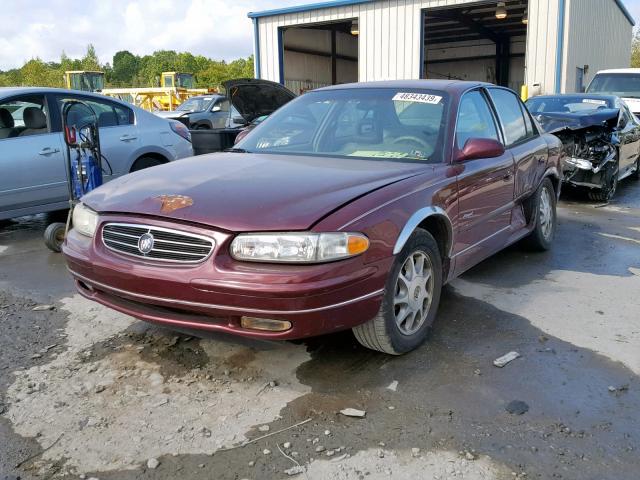 2G4WB52K1X1498543 - 1999 BUICK REGAL LS MAROON photo 2