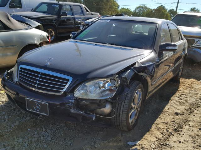 WDBNG84J25A455984 - 2005 MERCEDES-BENZ S 500 4MAT BLUE photo 2