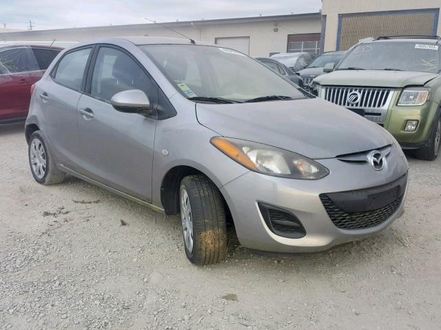 JM1DE1KY8C0137316 - 2012 MAZDA MAZDA2 GRAY photo 1