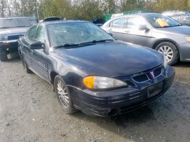 1G2NF52T11M513636 - 2001 PONTIAC GRAND AM S BLACK photo 1