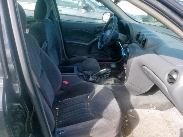 1G2NF52T11M513636 - 2001 PONTIAC GRAND AM S BLACK photo 5