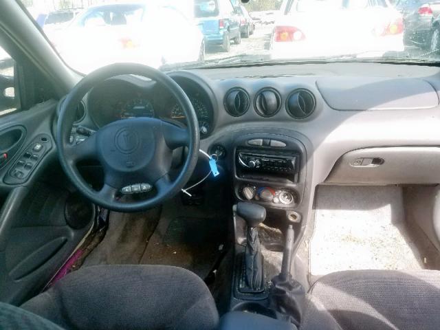 1G2NF52T11M513636 - 2001 PONTIAC GRAND AM S BLACK photo 9