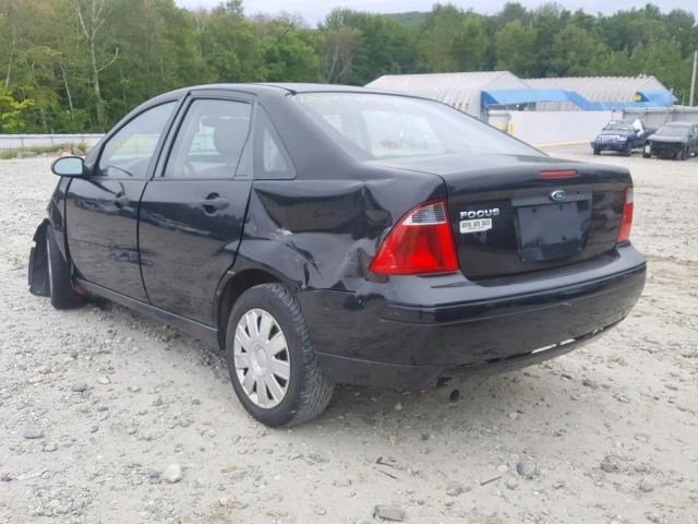 1FAFP34N07W327153 - 2007 FORD FOCUS ZX4 BLACK photo 3