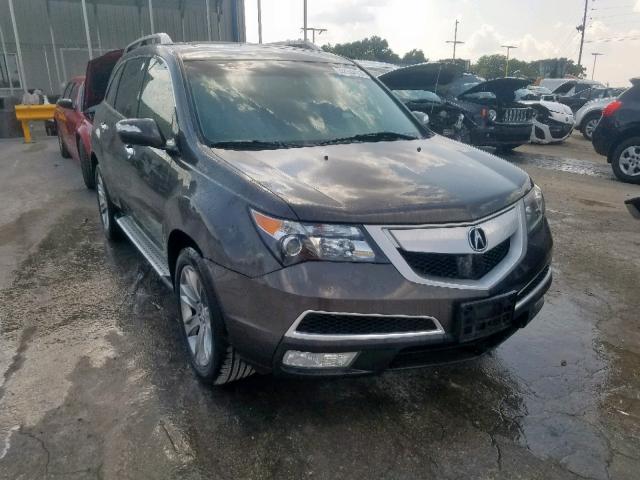 2HNYD2H57BH548329 - 2011 ACURA MDX ADVANC GRAY photo 1