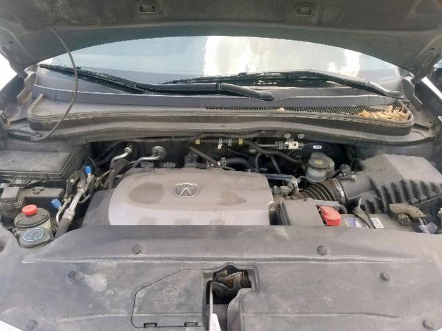 2HNYD2H57BH548329 - 2011 ACURA MDX ADVANC GRAY photo 7