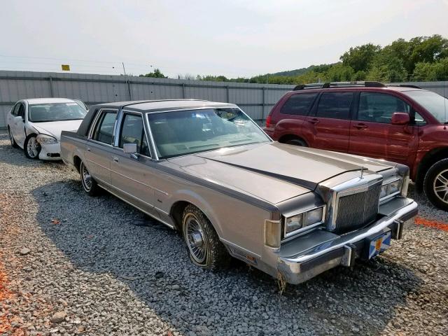 1LNBM81F1JY735132 - 1988 LINCOLN TOWN CAR TAN photo 1